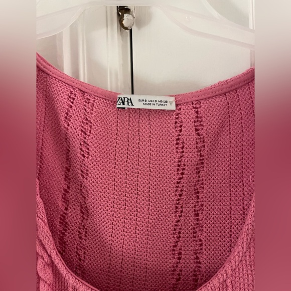 Pink Zara sweater top - Picture 2 of 3